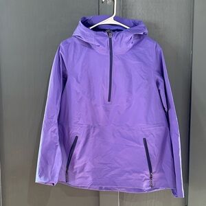 Lululemon Waterproof Hiking Half Zip - Size 8 - Light Electric Indigo